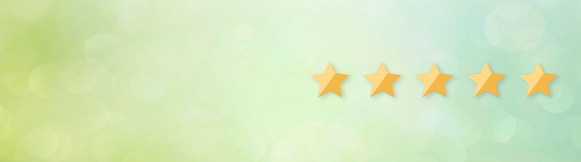 image of 5 golden stars on a blue background